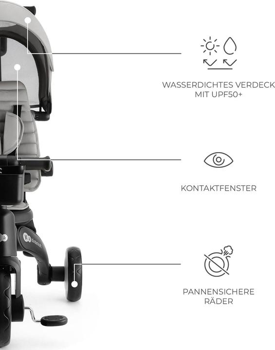 Produktbild KinderKraft Tricycle JAZZ 2 GREY