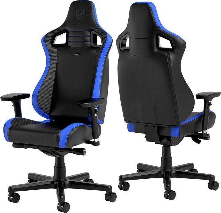 Image du produit noblechairs Chaise de jeu EPIC Compact - noir/carbone/bleu