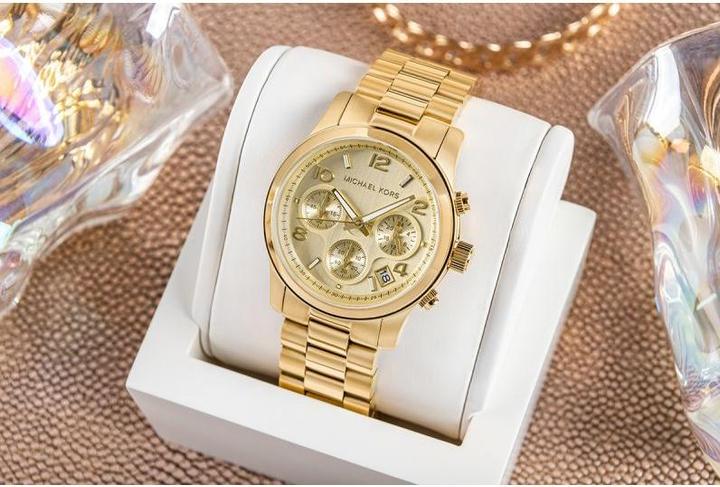 Produktbild Michael Kors Runway MK7323 Damenuhr + Box (Chronograph, 38 mm)