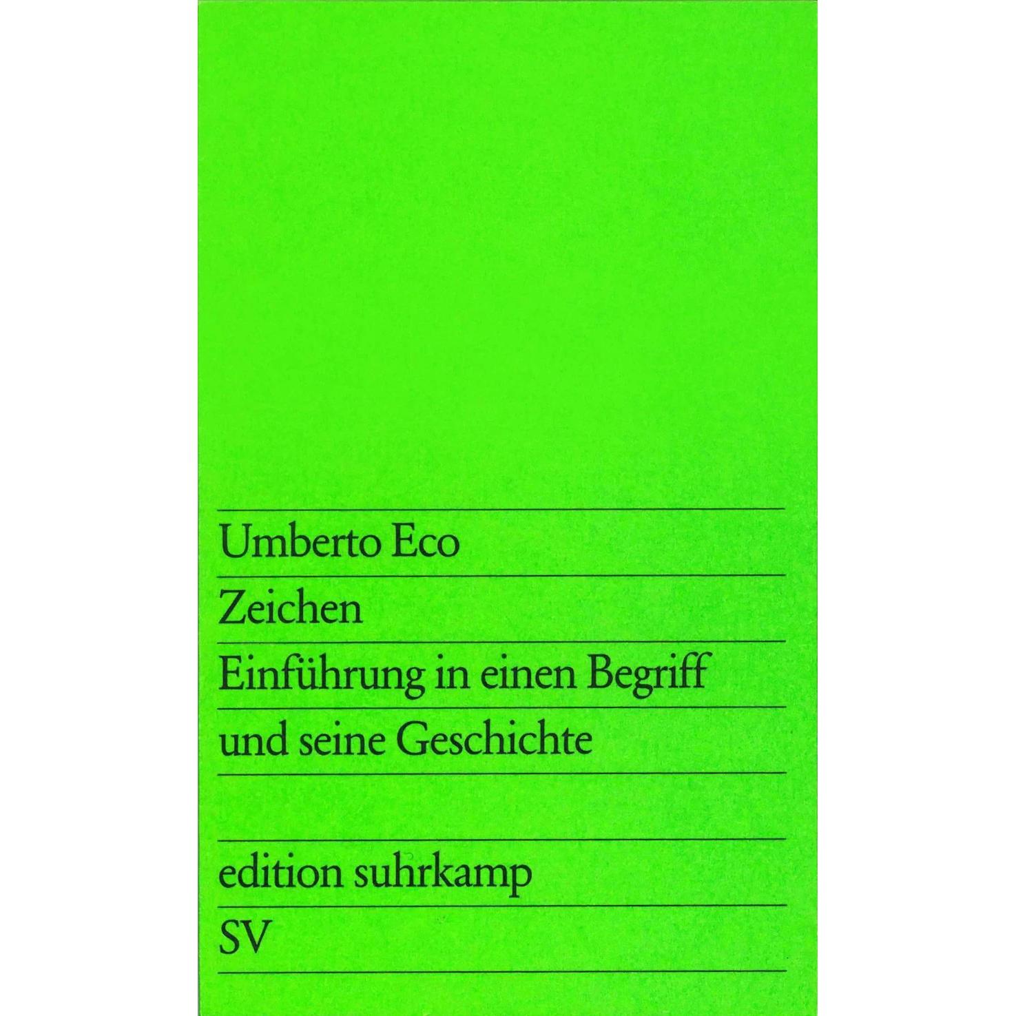 Zeichen, Fachbücher von Umberto Eco