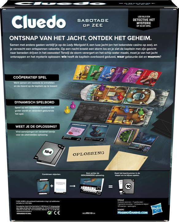 Produktbild Hasbro Gaming Escape Sabotage On The High Seas (Französisch, 1 - 6 Spieler)