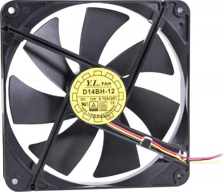 Produktbild Yate Loon D14BH-12 mit Stecker (2300rpm) ( 140x140x25mm ) (140 mm)