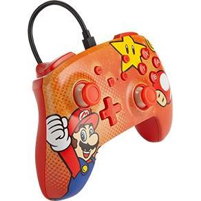 Thumbnail - PowerA Enhanced Wired Switch Controller Mario Vintage (Switch), Gaming Controller, Rot