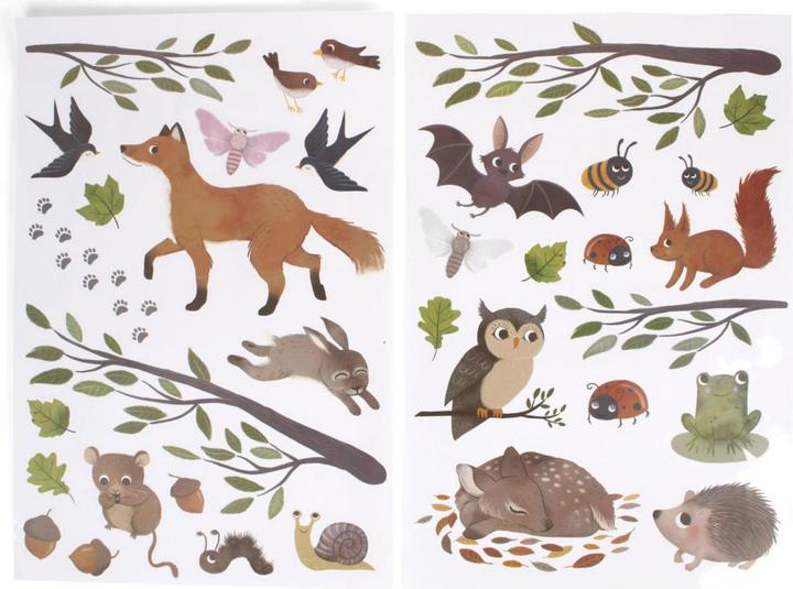 Immagine prodotto Filibabba - Forest Friends Wallstickers - Flerfarvet - 12-48 M (FI-03822) (44 x 30 cm)