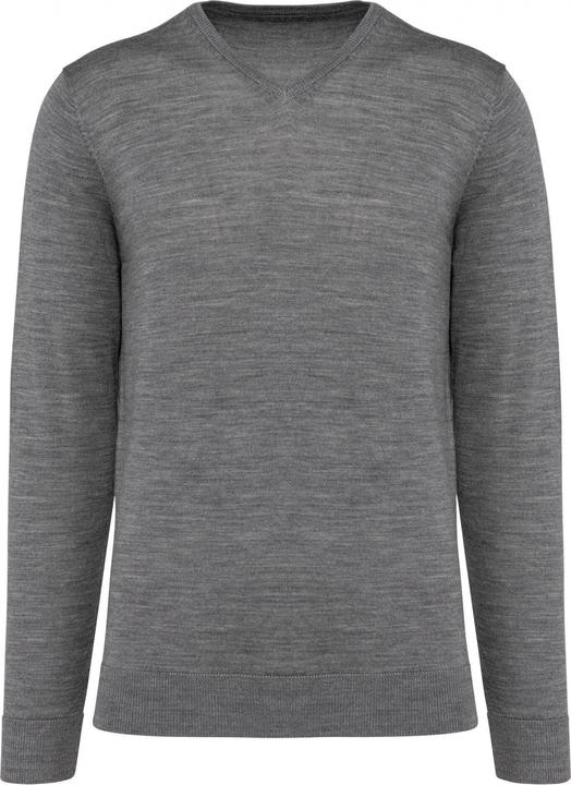 Produktbild Kariban Merino-Pullover mit V-Ausschnitt (XXL)