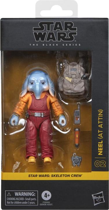 Actual product image Hasbro Star Wars The Black Series Neel (At Attin) Skeleton Crew 15-cm Action Figure