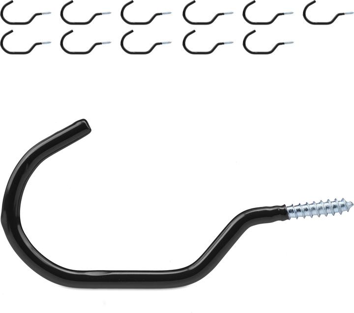 Actual product image Relaxdays 12x bicycle hooks
