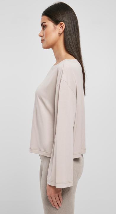 Actual product image Urban Classics Ladies Short Modal Bateau Neckline Longsleeve (XS)