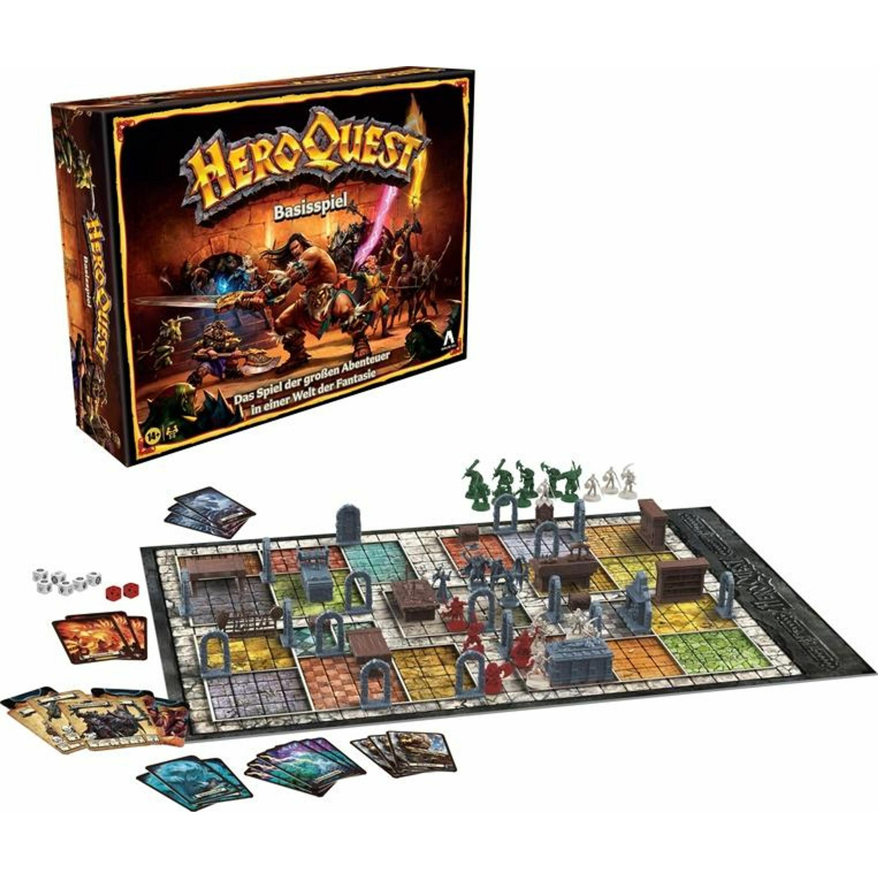 Hasbro Gaming Multicolore Heroquest (Inglese, 2 - 5 Giocatori)
