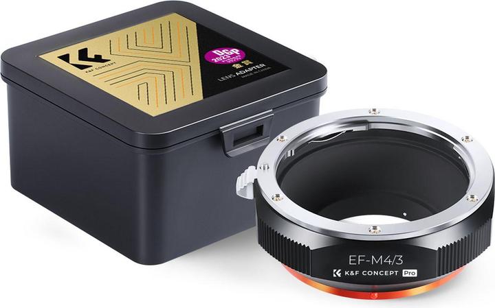 Produktbild K&F Concept M12125 High Precision Lens Adapter Mount, EOS-M4/3 PRO