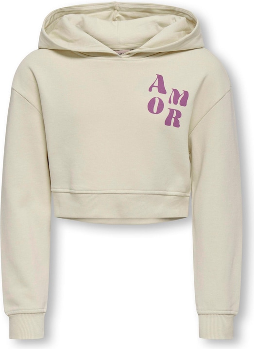 Only Normal geschnitten Rundhals Gerippte Ärmelbündchen Tief angesetzte Schulter Sweatshirt Sweatshirt