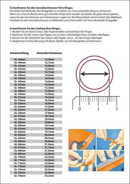 Produktbild Hermex versilberter Ring mit Citrin / Zirkonia - Gr. 62 / Size 10 (10, 62)