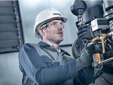 Actual product image Uvex Safety Helmet White pheos E-S-WR