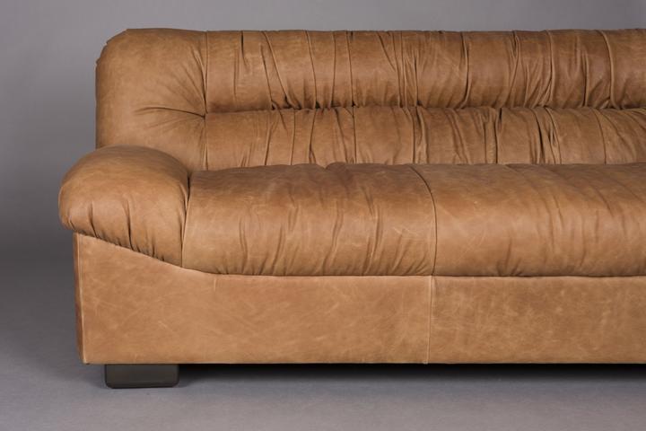 Produktbild Dutchbone Sofa Douglas Wax Leather Cognac