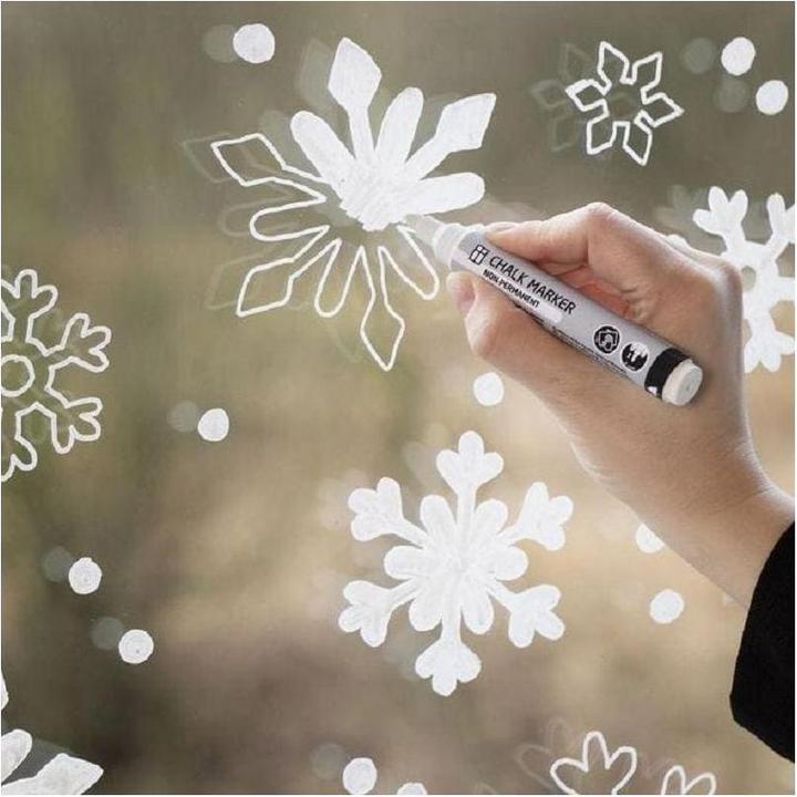Actual product image Creativ Company Chalk marker (White, 6 mm, 3 x)