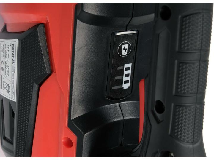 Actual product image Yato DMUCHAWA 18V, 4AH + ŁADOWARKA (Rechargeable battery operated, Leaf blower)