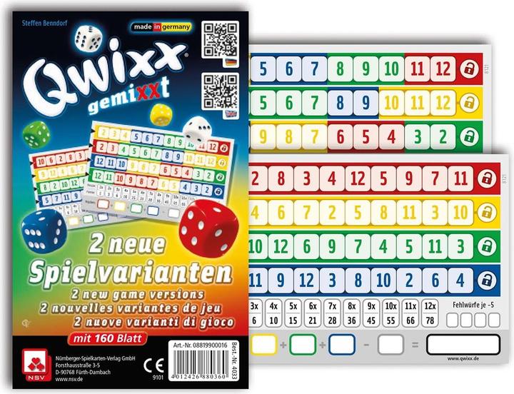 Produktbild NSV Qwixx gemiXXt Zusatzblöcke (Deutsch)