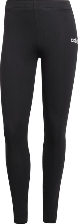 Adidas Damen Essentials LINEAR Cotton Leggings, Black/White, XL