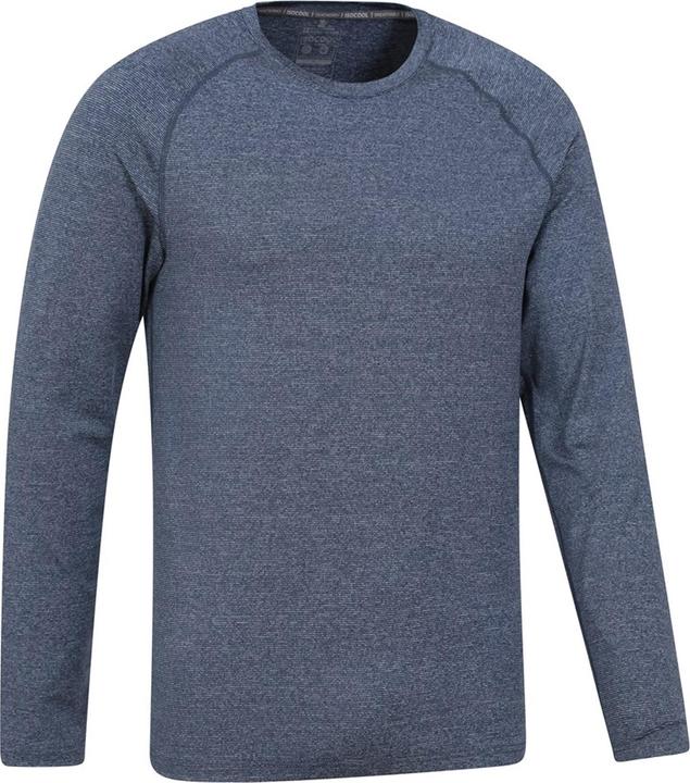 Actual product image Mountain Warehouse Mens Stripe IsoCool Base Layer Top (L)