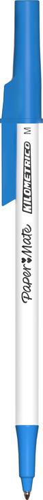 Immagine prodotto Paper Mate Biros Kilometrico Reycled M Blu confezione da 50 pezzi pieghevole (Blu, 50 x)