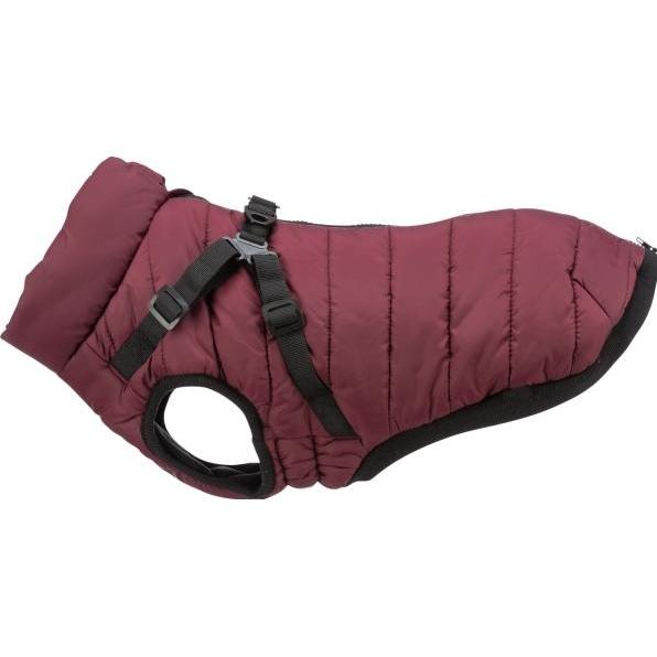 Trixie Pirou winter harness coat, S: 36 cm, sangria (S, Hundemantel), Hundebekleidung