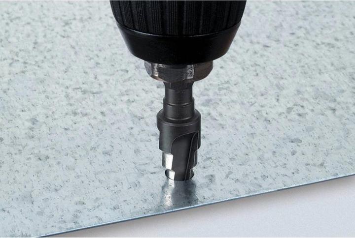 Produktbild wolfcraft 1 Stufenbohrer HSS, Schaft 6-kt. ø6-10mm (10 mm, 4 mm, 6 mm, 6-10 mm, 8 mm)