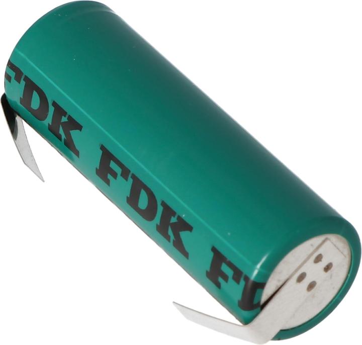Actual product image FDK Akku HR-AU Twincell, A-Zelle mit Lötfahnen U-Form (1 pcs., 2700 mAh, Rechargeable battery)