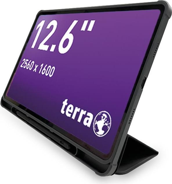 Actual product image Wortmann TERRA PAD 1201 12.6/" OLED/2560x1600/8GB/256G/LTE/A (4G, 12.60", 256 GB, Charcoal)