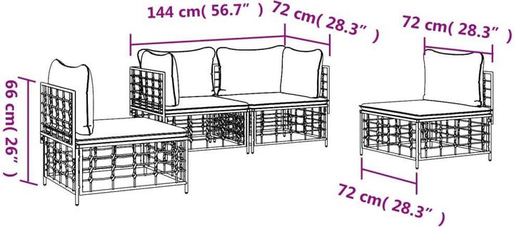 Produktbild vidaXL Lina