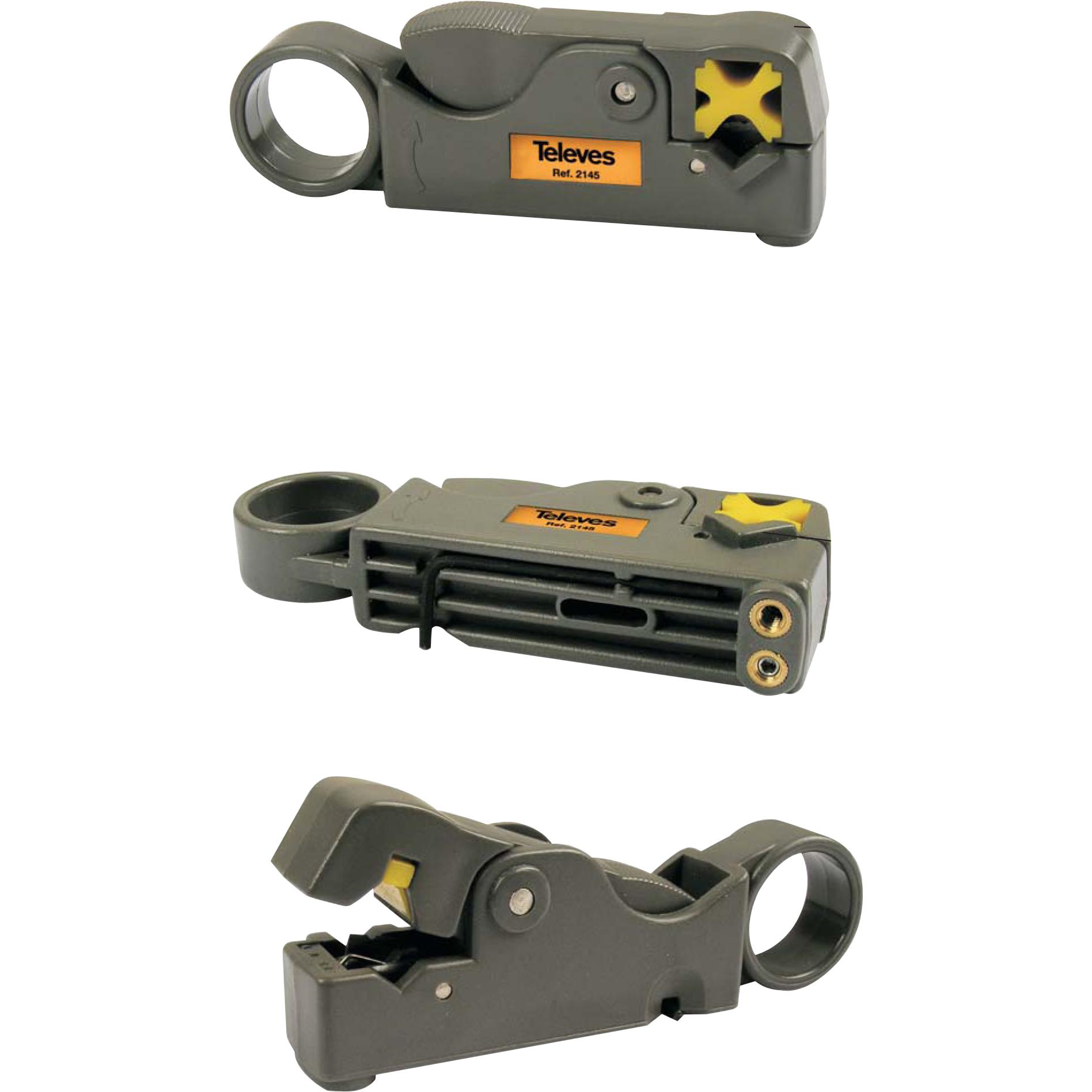 Thumbnail - Televes, Zange, Deutschland GmbH Kabelabisolierwerkzeug f.Crimp/Presstechnik FCS10 (300 mm)