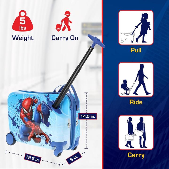 Produktbild Ful Valigia a Cavalcabile Spider-Man