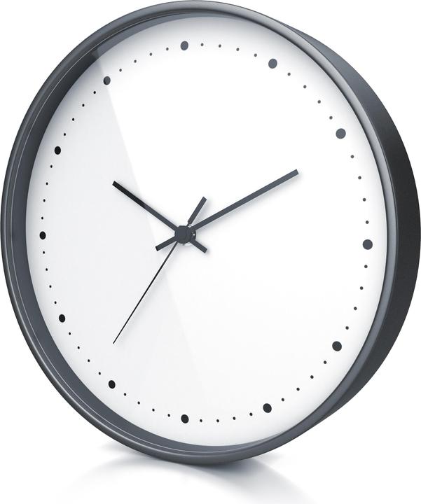 Actual product image Bearware Radio-controlled wall clock, round 24.8 cm diameter, analogue display, DCF signal, battery (24.80 cm)