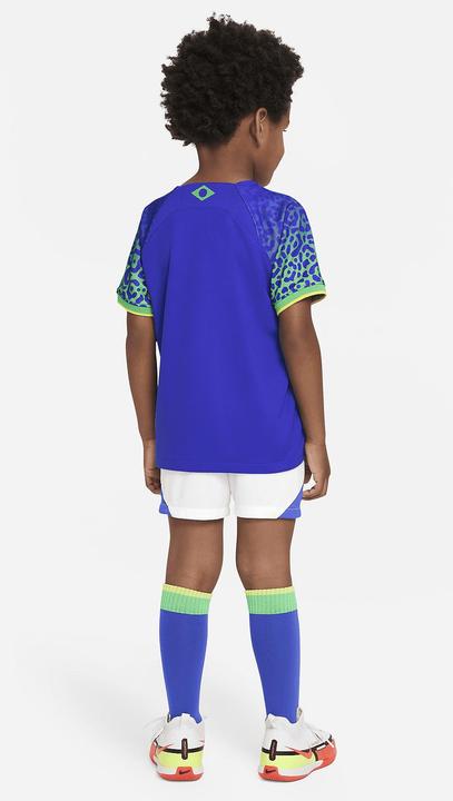 Produktbild Nike Brasilien Auswärts Trikotsatz für Kleinkinder WM (M)