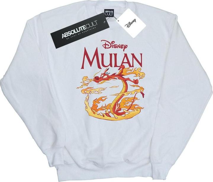 Actual product image Disney Boys Mulan Mushu Dragon Fire Sweatshirt (140, 146)