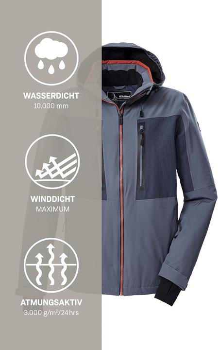 Immagine prodotto Killtec Giacca da Sci con Cappuccio Amovibile (XL)