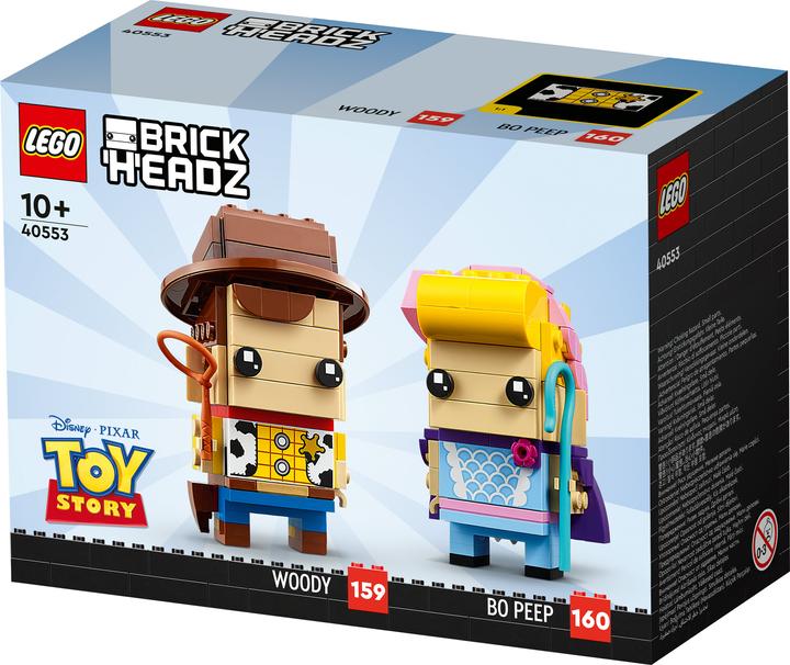Actual product image LEGO BrickHeadz - Woody and Porcelain Girl (40553, LEGO Disney, LEGO Rare Sets)
