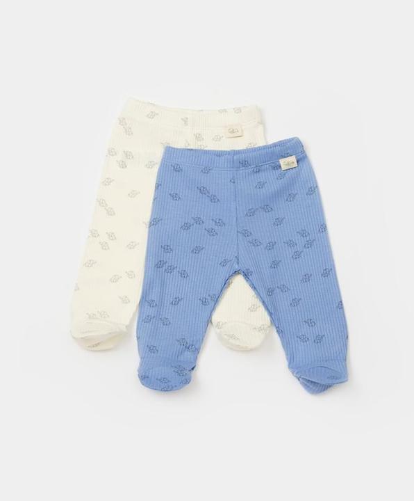 Produktbild BabyCosy Strickhose mit Fuss, 2 Pack (62)
