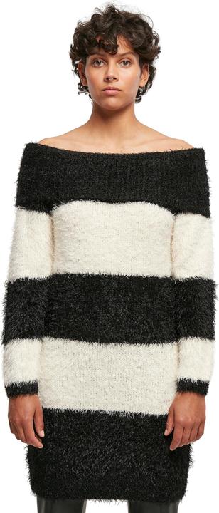 Produktbild Urban Classics Ladies Off Shoulder Feather Dress - 19413 (XXL)