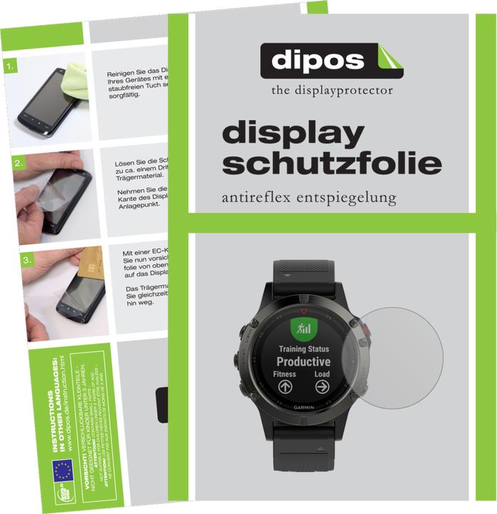 Actual product image Dipos Screen Protector Anti-Glare (fenix 5)