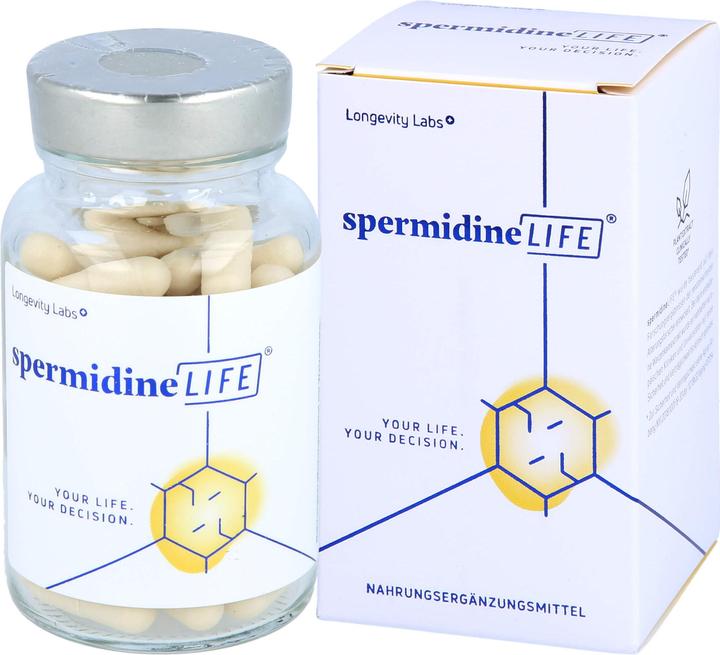 Produktbild SpermidineLife Original 365+ Kaps (60 Stück, Kapseln, 147 g)
