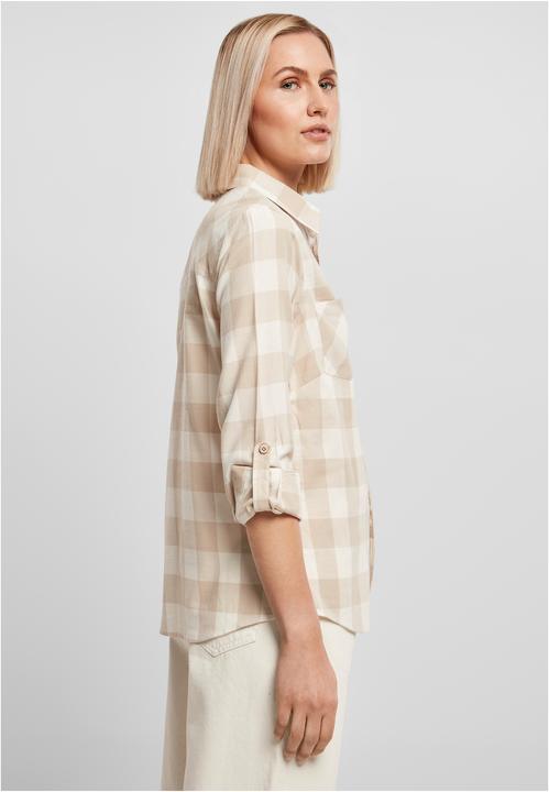 Produktbild Urban Classics Ladies Turnup Checked Flanell Shirt (5XL)
