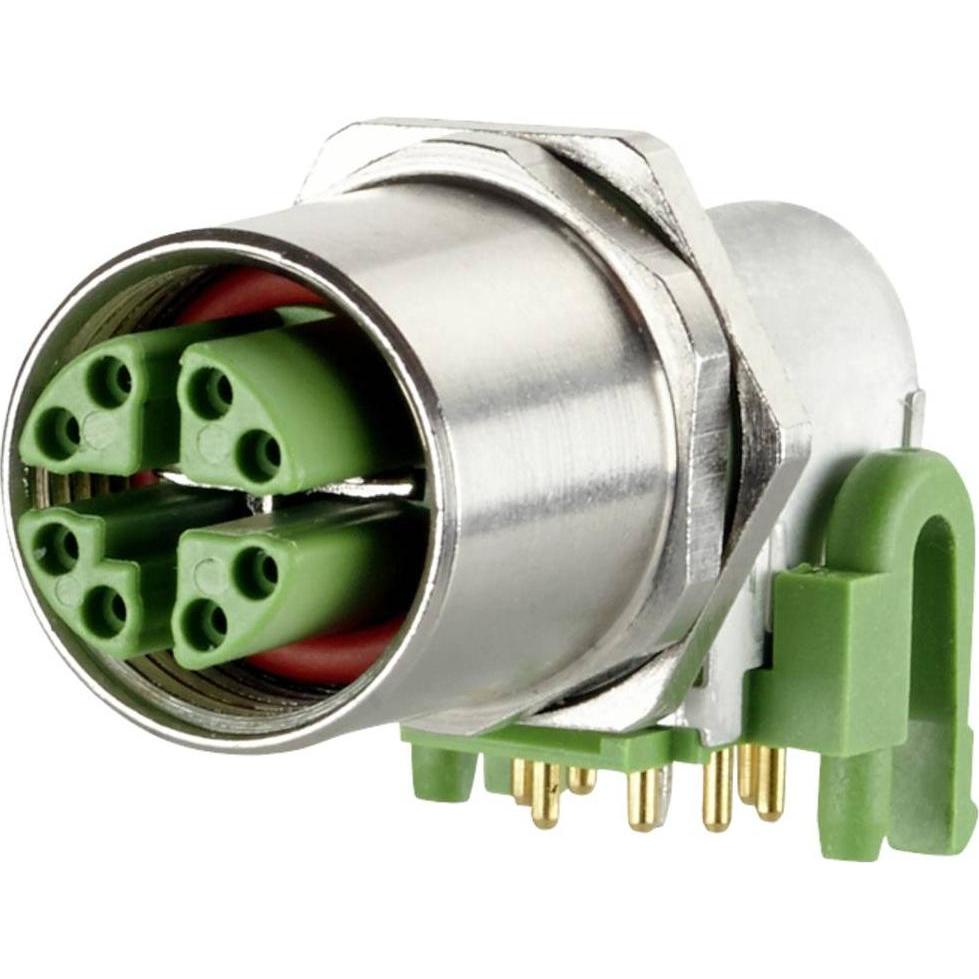 Metz Connect MMT471A315-0001 Leiterplattenbuchse Buchse Polzahl: 8 1St., Elektronikkabel + Stecker, Silber