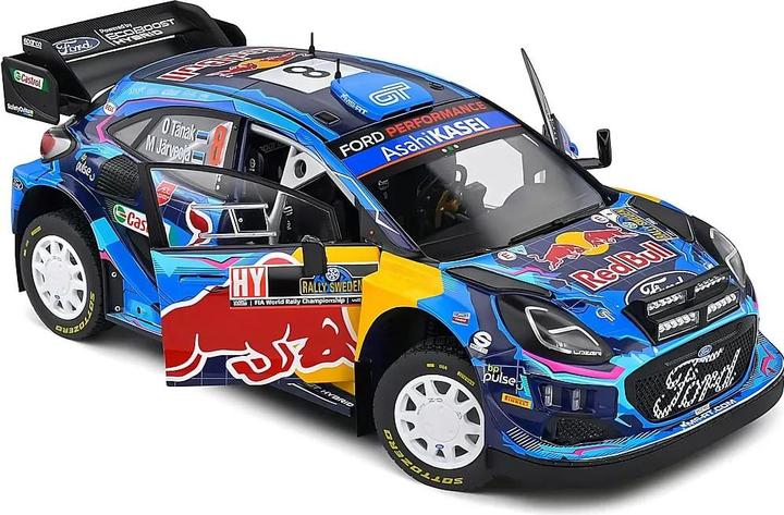 Actual product image Solido 1:18 Ford Puma Rally1 Hybrid #8 blue