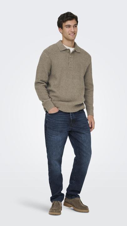 Immagine prodotto Only & Sons Onsdale Rlx Ls Polo Knit Noos (XS)