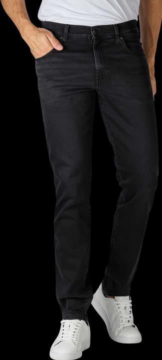 Produktbild Wrangler Texas Slim Jeans Slim Fit black crow (W31/L34)