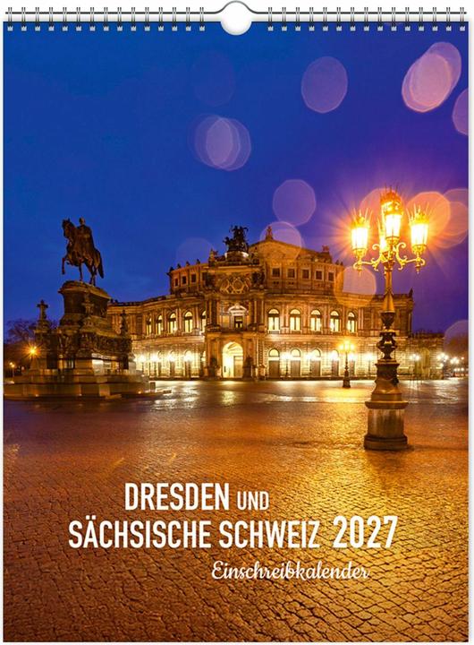 Produktbild Einschreibkalender Dresden und Sächsische Schweiz 2027