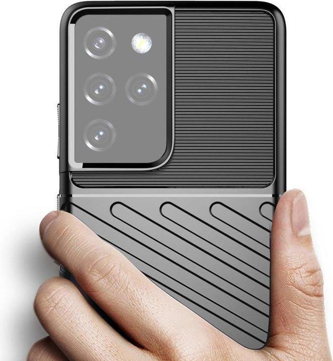 Immagine prodotto Hurtel Custodia Thunder per Samsung Galaxy S23 Ultra custodia in silicone per armatura blu (Samsung Galaxy S23 Ultra)