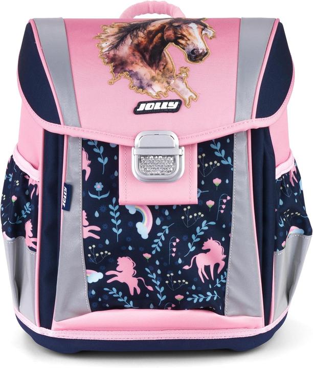 Image du produit Jolly Kit cartable Classic Best Friends Forever fibre synthétique rose/bleu (22 l)