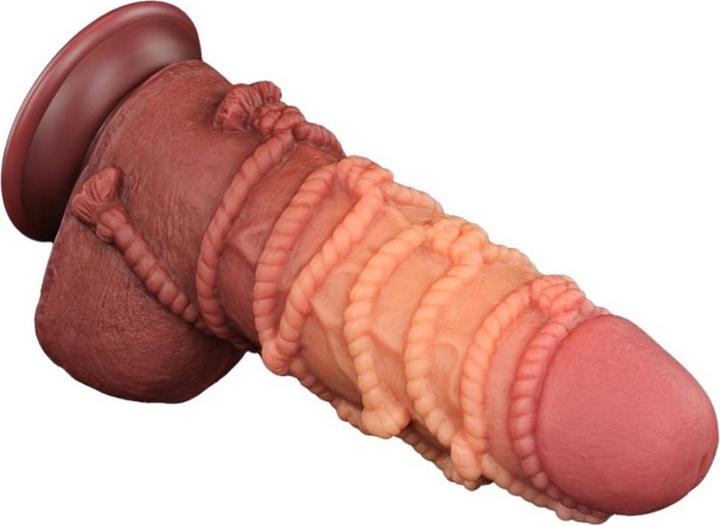 Image du produit Lovetoy Gode extrême avec motif de corde 24 cm