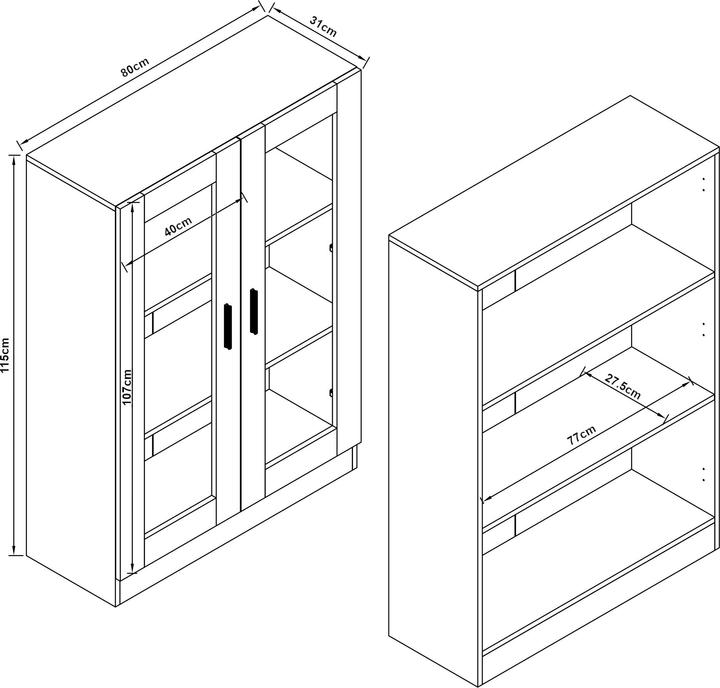 Produktbild En.Casa Sorà¸ (80 x 31 x 115 cm)